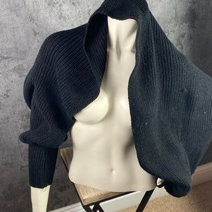 Partial sleeve shrug